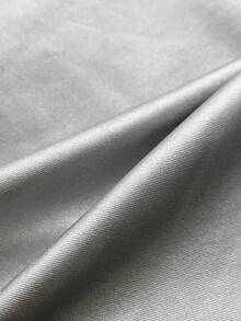 Elamini 女士休闲优雅派对褶皱亮片抹胸连衣裙 - 銀色 - 查看 6