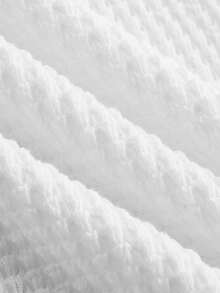 Siren Gaze Camiseta de tirantes de mujer con patrón de gofre blanco, estilo casual de vacaciones, adecuada para primavera/verano, estilo de vacaciones versátil - Multicolor - Ver 7