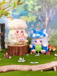 POKOJA LAND Hộp mù (Không có bông nhồi) Trang trí búp bê nhồi bông dễ thương - thủy triều chơi hộp mù - Xem 4