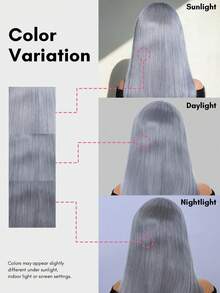 Ren Trong Suốt Màu Xám Tóc Giả Bob Tóc 13*4 Ren Mặt Trước Bộ Tóc Giả Màu Bạc Tóc Tóc Giả Trước Nhổ dành Cho Nữ - SGray - Xem 12