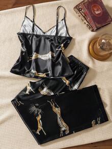 EverLounge Women's Camisole Pajama Set - Multicolor - View 2