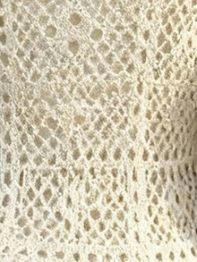 Selianne Women's Elegant Round Neck Sweater Dress, Spring/Summer - White - View 6