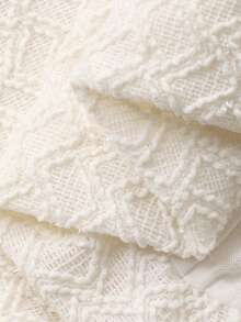 Livesso Women's Lace Puff Sleeve Loose Comfortable Blouse - White - View 7