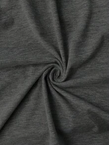 SHEIN LUNE 大码女式针织宽松轻薄褶皱性感灰色吊带背心，夏季 - 深灰色 - 查看 6