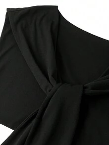 Gownix Damen gestreifter Kurzarm-Hemd und Hose Freizeitanzug - Verschiedenfarbig - Übersicht 6