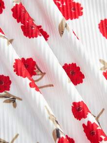 SHEIN EZwear Vestido mini ajustado de punto blanco sexy con tirantes finos, para verano - Blanco - Ver 5