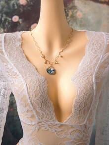 EgrlEra Women's Sexy Lace Deep V-Neck Bodysuit - White - View 7