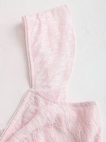 Sweetra Áo không tay cổ vuông, xoắn phía trước, xếp ly ở gấu áo, thắt eo dành cho nữ, kiểu dáng tôn dáng, thích hợp cho mùa xuân, mùa hè, kỳ nghỉ lãng mạn, hẹn hò, mặc thường ngày. - Hồng - Xem 4