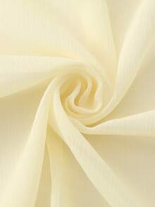 Resyla New Bat Wing Cardigan Short Casual Chiffon Shawl Collar Solid Color Blouse For Women - Yellow - View 5