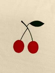 Resyla 女士樱桃印花休闲短袖Polo衫 - 彩色 - 查看 5