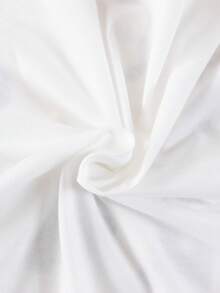 幼儿男童时尚卡通小狗印花圆领韩版短袖T恤和宽松条纹直筒裤睡衣套装 - 白色 - 查看 9