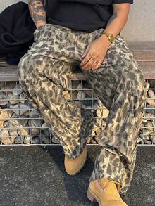 DAZY Spring Camouflage Fabric Elastic Waist Streetwear Men Pants - Multicolor - View 5