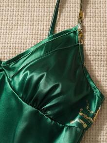 EverLounge Conjunto de pijama de camiseta de tirantes para mujer - Multicolor - Ver 4