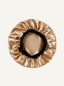 Jednoczęściowy czepek do włosów suchych, satynowy, wielokolorowy wzór w panterkę, złoty styl, miękki i elastyczny pasek z połyskiem, odpowiedni do codziennego noszenia przez kobiety - Wielokolorowe - Zobacz 11