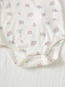 Cozy Pixies 5件套新生女宝宝可爱碎花波点卡通印花短袖连体衣，夏季 - 彩色 - 查看 5