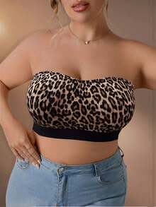 Bare Chapter Plus Size Women Non-Wired Bandeau Bra - Multicolor - View 7