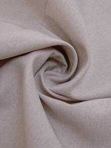 Zelara Plus Size Solid Color Lace Patchwork V-Neck Front Button Sleeveless Vest - Apricot - View 7