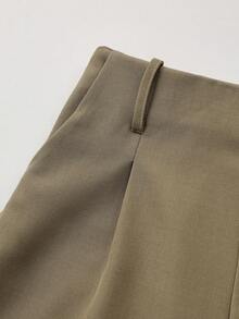 Franclia 新款休闲时尚百搭无袖衬衫短裤两件套 - 彩色 - 查看 7