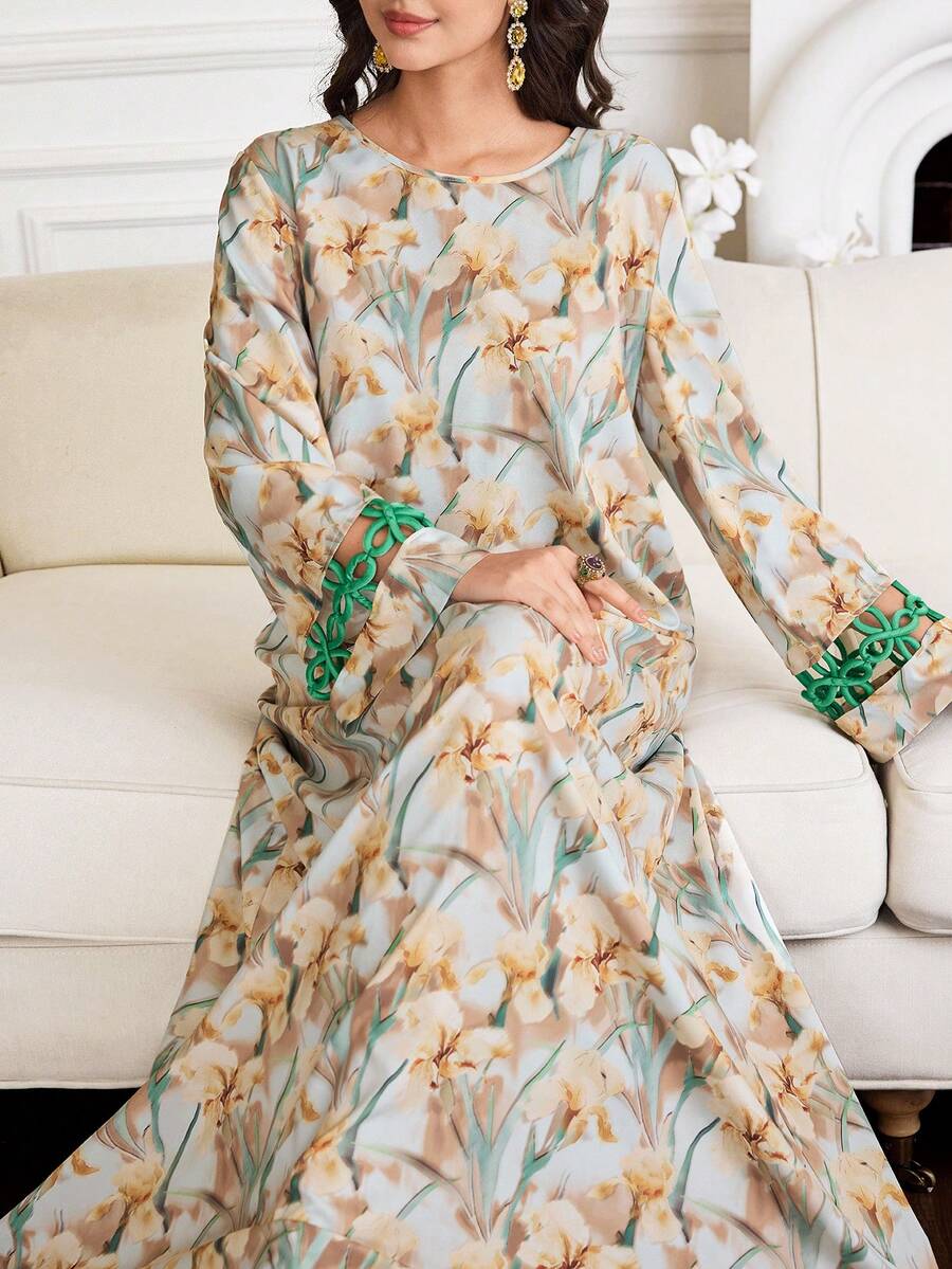 Yasmyna 女士印花休闲度假派对连衣裙 - 彩色 - 查看 1