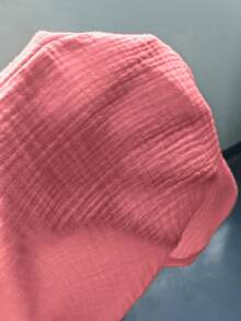 FavEase 2026夏季新款柔软棉纱休闲宽松直筒裤，低腰纯色设计，适合日常穿着和约会。 - 粉色 - 查看 6