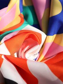 Vivid Eden 女士松紧腰宽松波西米亚印花半身裙 - 彩色 - 查看 7