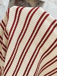 SHEIN 孕妇条纹圆领短袖修身休闲连衣裙 - 彩色 - 查看 7