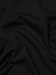 Manfinity Camiseta de manga corta con gráfico de color contrastante para hombres de talla grande - Negro - Ver 5