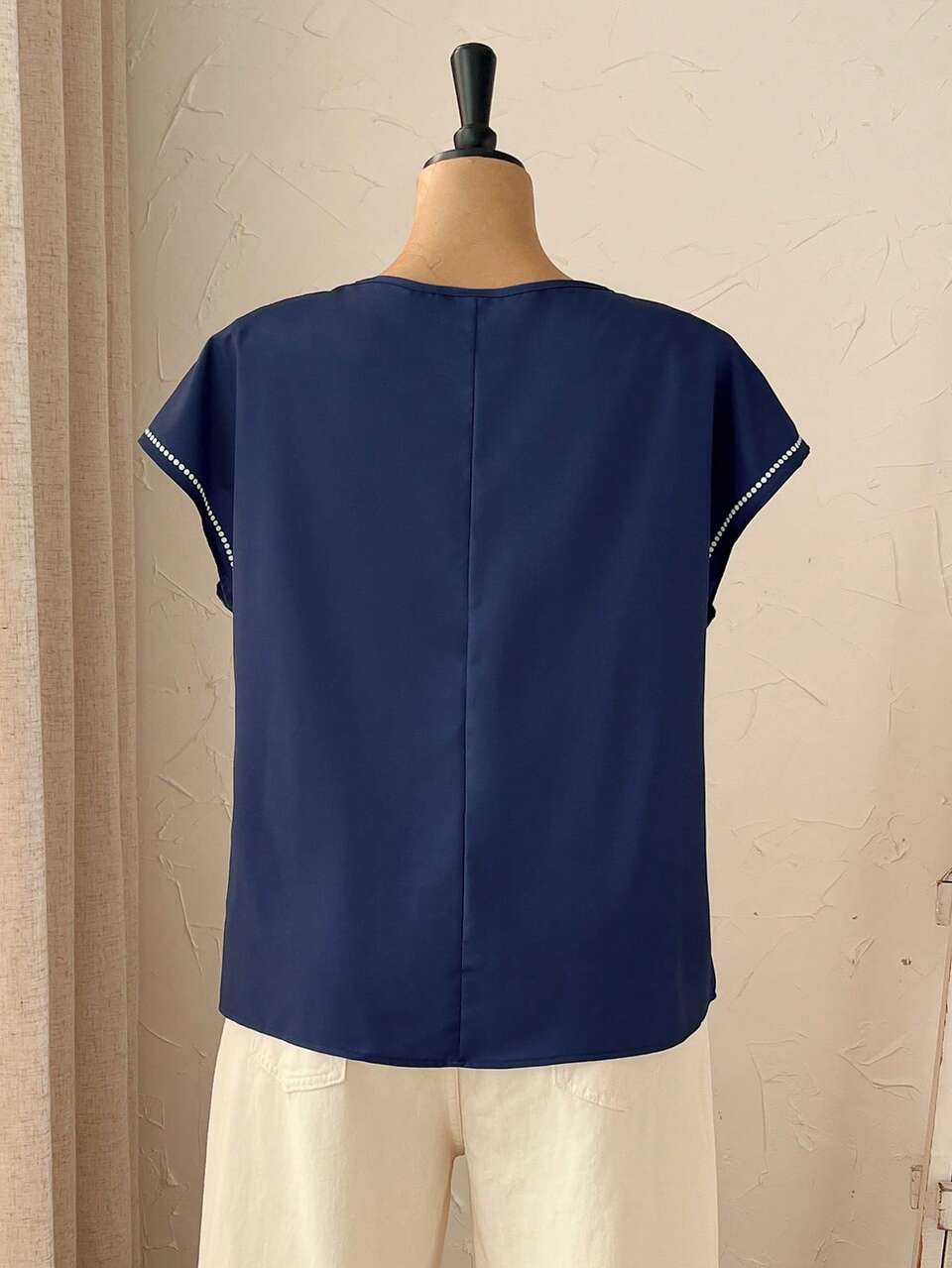 Plus Size V-Neck Short Sleeve Top, Country Casual Vacation Woman, Simple And Fashionable For Everyday Wear, Summer Top Women