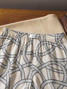 Men's Casual Loose Fit Pajama Pants - Multicolor - View 4