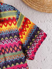 SHEIN Vintaside Kids Young Boys T-Shirt Co-Ords - Multicolor - View 4