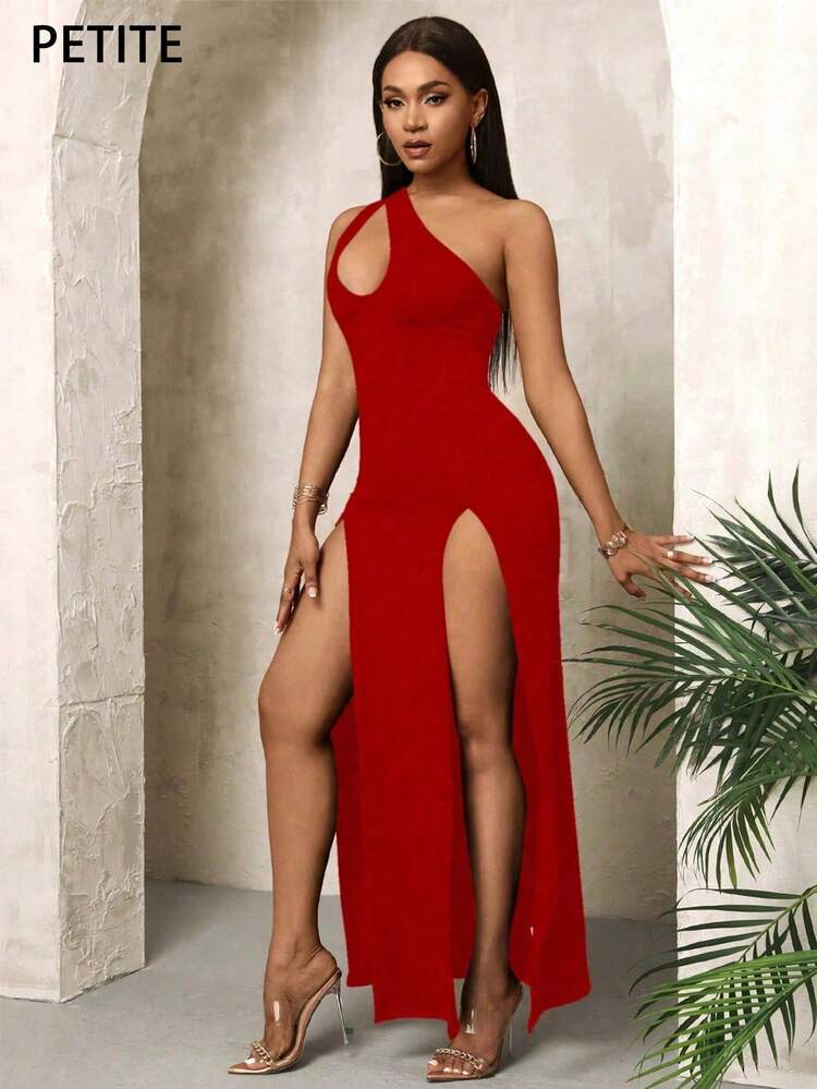 women's red holiday party dress Women's Never Out Of Reach Wine Red Satin Sleeveless Drop Waist Maxi Dress | Size: S