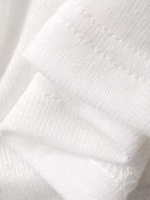 FRIFUL 2pcs Women's One-Shoulder T-Shirt & Camisole Set, Sexy Tight Fitting Outfit, Suitable For Spring To Summer - White - View 3