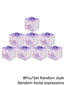 POKOJA LAND 盲盒（非毛绒填充），可爱动物耳朵摆件 - 稀有隐藏款收藏摆件，采用优质材料制成，适合桌面摆放和室内装饰。是馈赠亲朋好友的理想礼物。可爱卡通人物装饰摆件 - 潮玩盲盒 - 查看 12