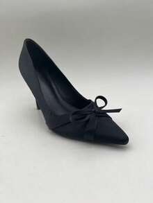 CUCCOO CHICEST Women's Shoes Are Fashionable And Versatile, Elegant Black Bow High Heels, Spring And Summer Shoes. - Black - View 16
