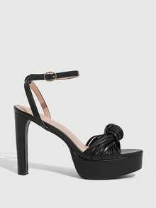 CUCCOO SZL Women Shoes Spring And Summer New Round Toe High Heel Sexy Pole Dance Shoes Temperament Women's Dress Shoes Dating Party Valentine's Day Sexy Wear - ink black - View 11
