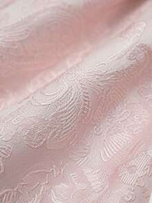 Glamine Charm 缎面拼接3D蝴蝶结领迷你裙连衣裙，吊带A字裙，适合派对/假日春季穿着，毕业/返校季可爱连衣裙，圣诞节 - 粉色 - 查看 6