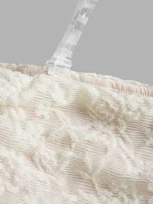 SHEIN 少女时尚优雅圆领短袖拼接连衣裙 - 薄荷綠 - 查看 7