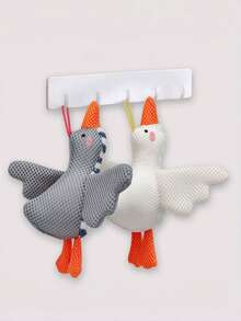 Joivida Goose-Shaped Kids Bath Balls Soft Non-Fraying Baby Bath Sponges Premium Skin-Friendly Bath Flowers - Multicolor - View 10