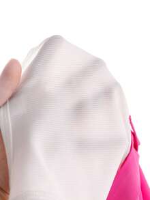 Elladie kids 女童碎花吊带连体衣，玫红色，甜美舒适，配大碎花腰带，夏季休闲女童装，粉色蝴蝶结套装，女童蝴蝶结服装，儿童优雅女童套装，优雅女童套装，女童蝴蝶结套装 - 玫紅色 - 查看 6