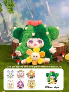 POKOJA LAND Hộp mù (Không có bông nhồi) Trang trí búp bê nhồi bông dễ thương - thủy triều chơi hộp mù - Xem 7