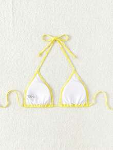 Swim Vcay 2025年女士豹纹泳衣上装，适合海滩/度假 - 彩色 - 查看 2