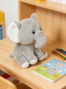 浣熊、熊猫和大象造型的可爱毛绒玩具，采用超柔软的短毛绒面料，手工制作，纤维填充，钩织而成，是送给父母的完美礼物。 - 彩色 - 查看 5