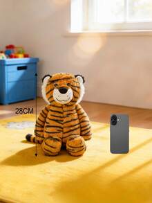 这款可爱的猫咪玩偶造型各异，有躺卧和蹲伏两种姿态，采用哑光兔毛印花，由超柔软短绒毛材料制成，手工钩织而成，填充纤维，是送给父母的完美礼物。 - 彩色 - 查看 9