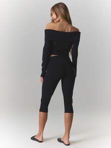 MUSERA Women Sweater Co-Ords - Black - View 3