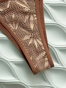 Swim Vcay 2026 New Spring/Summer Women Sexy Bikini Bottom For Beach Vacation - Brown - View 3