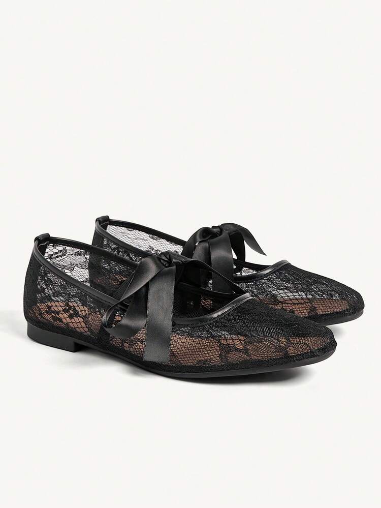 CUCCOO CHICEST Women's Lace-Up Design Casual Versatile Flat Shoes Summer Shoes Wedding Shoes Bride Shoes