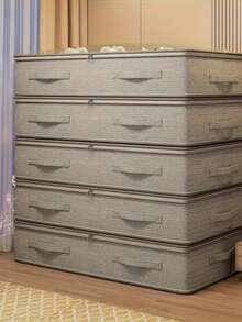 Multifunctional Underbed Storage Organizer Foldable Design Heavy Duty Fabric Extra Large Capacity Dust Proof Closet Solution Space Saving Solution - Multicolor 1 - View 9