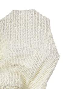 Aloruh Women's Vacation Deep V Starfish Solid Color Textured Halter Backless Tie Mini Dress - Apricot - View 8