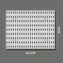 Punch-Free Pegboard, Wall Storage Rack, Easy Installation Household Hole Board Wall Shelf, Wall Hanging Storage Rack, Study E-Sports Room Storage Display Rack, Kitchen Storage Accessories - Multicolor - View 11