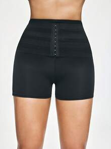 SHAPORA 1件女士黑色塑身裤 - 黑色 - 查看 3